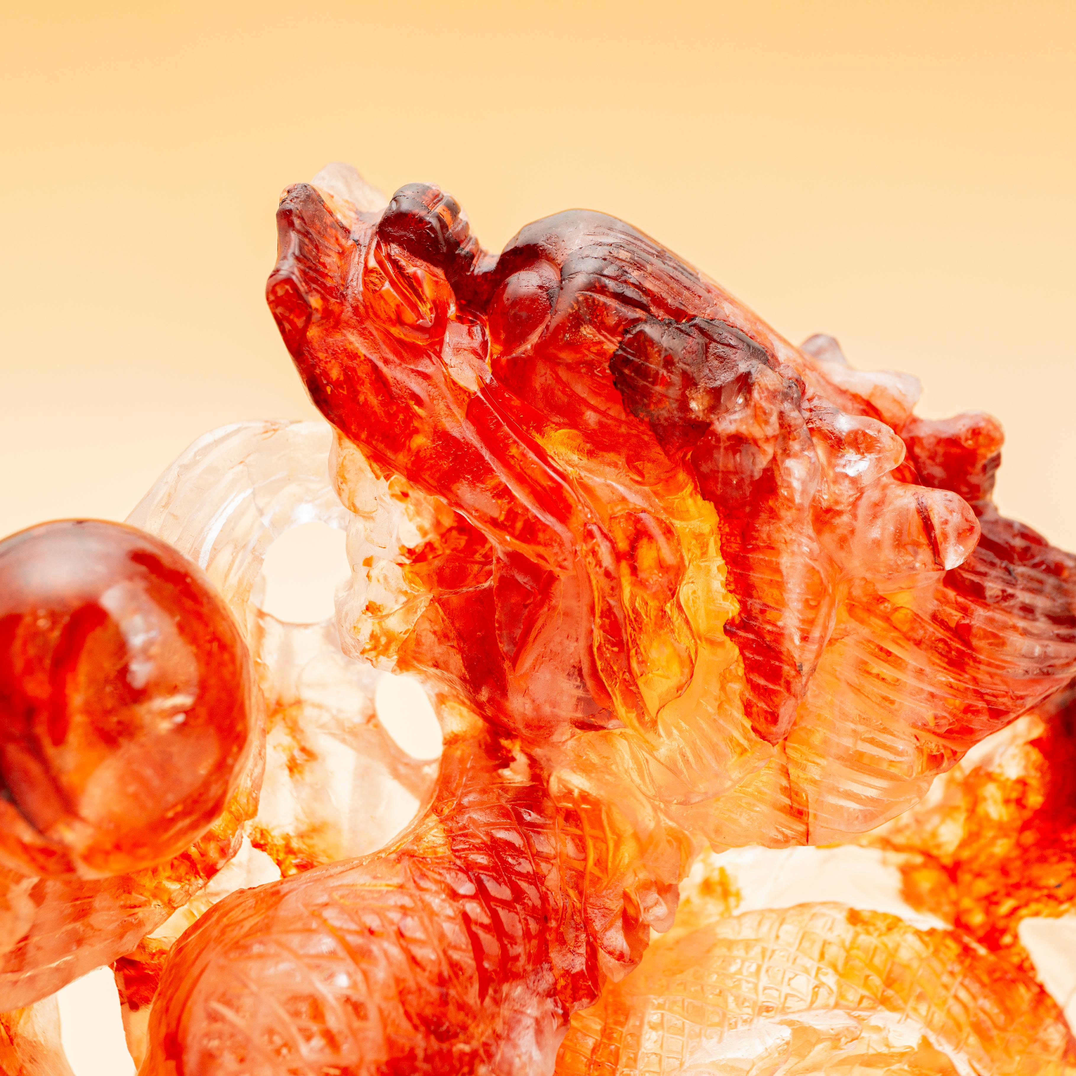 Hematoid Quartz Dragon - 710g/15cm