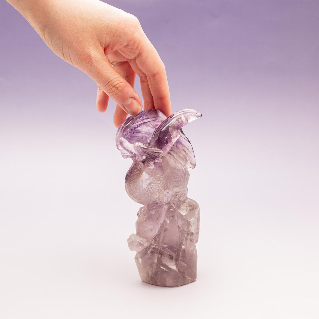 Amethyst Dragon - 479g/14.5cm