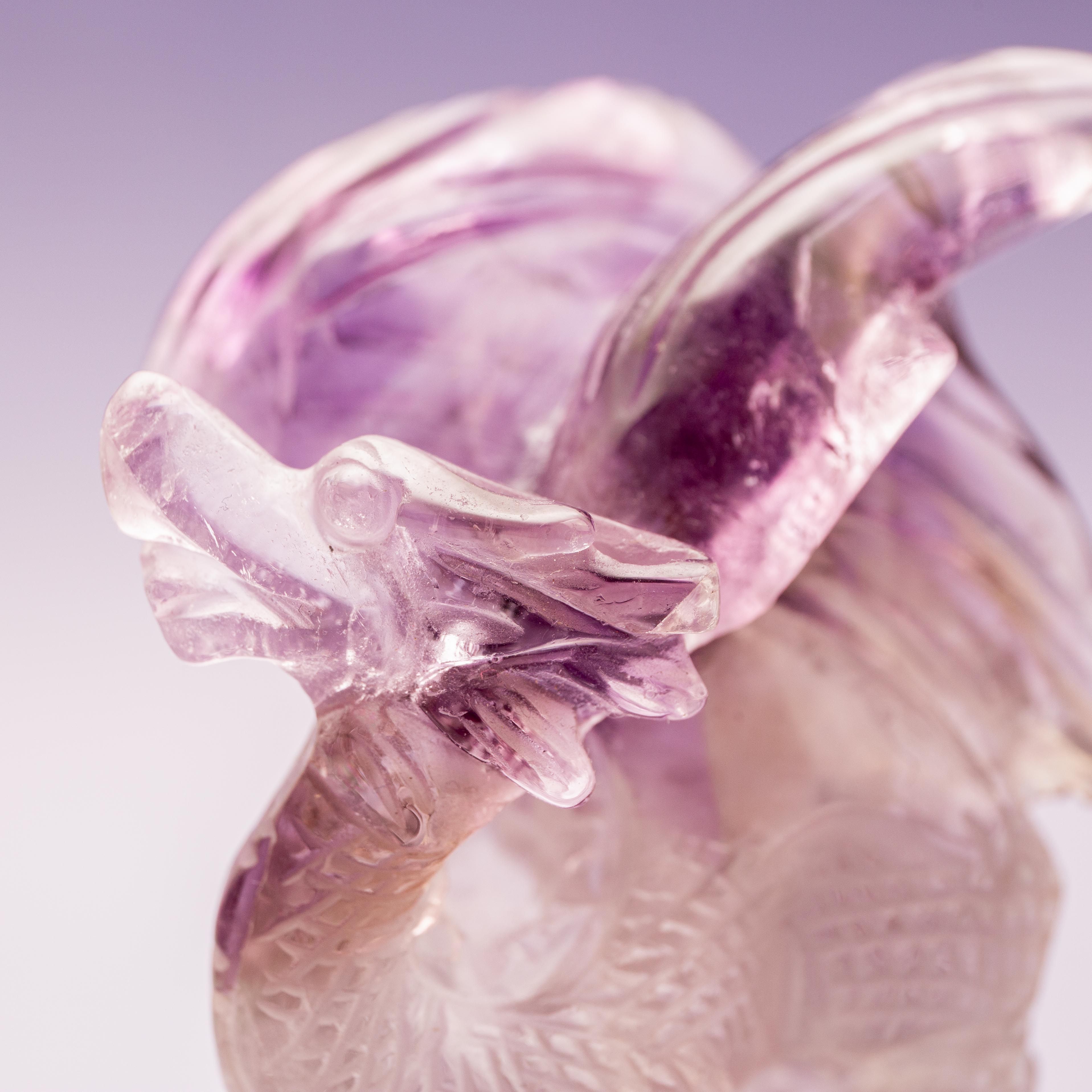 Amethyst Dragon - 479g/14.5cm