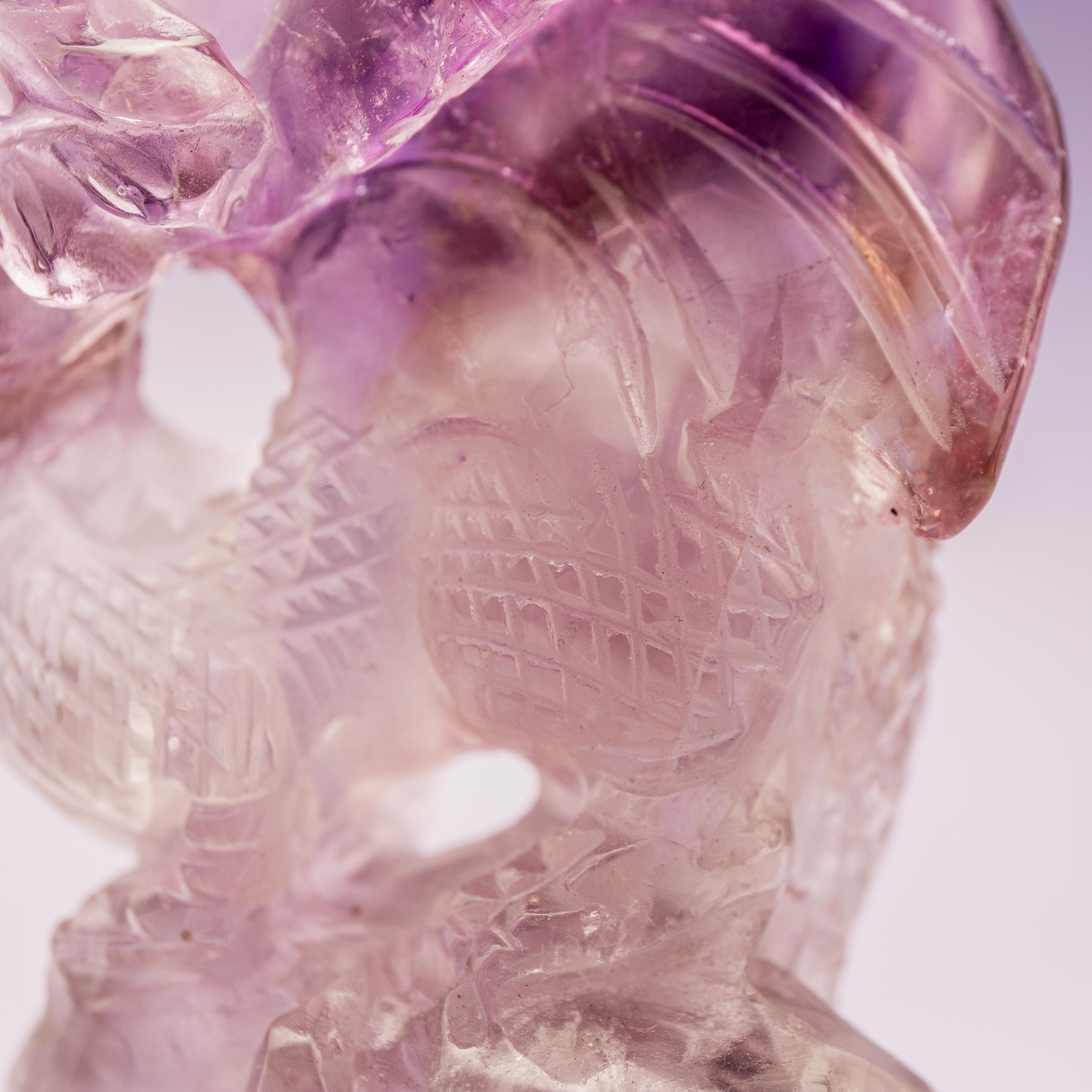 Amethyst Dragon - 479g/14.5cm