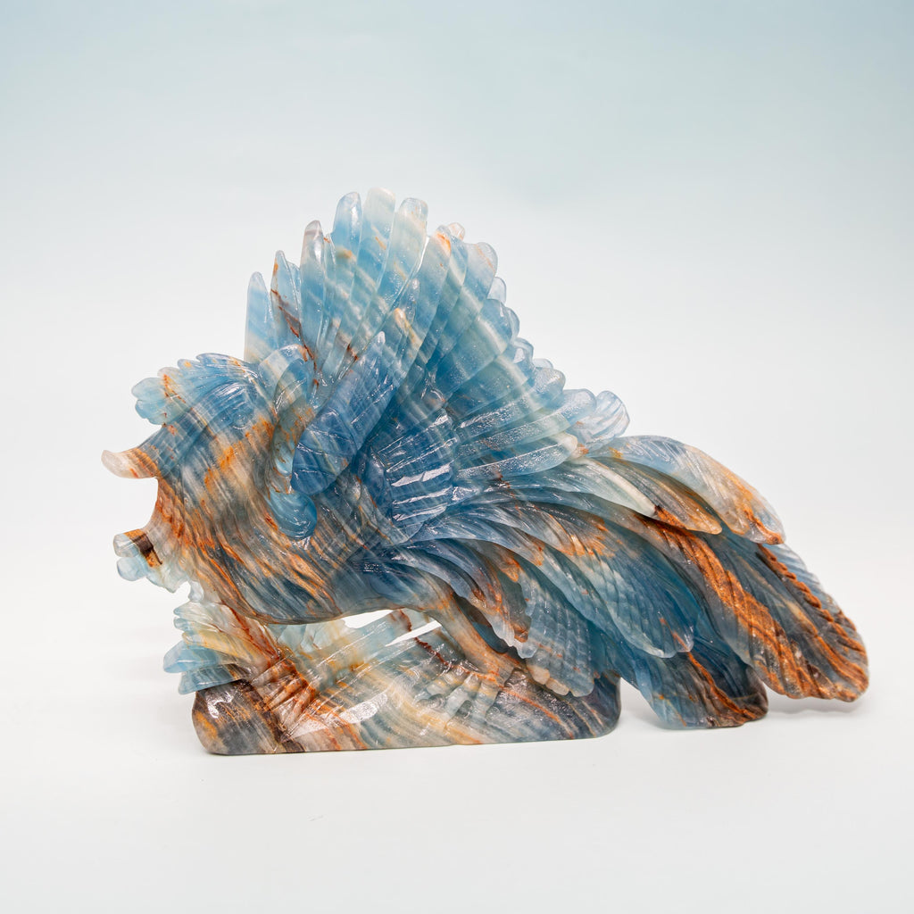 Blue Aragonite Phoenix - 763g/16cm