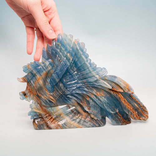 Blue Aragonite Phoenix - 763g/16cm