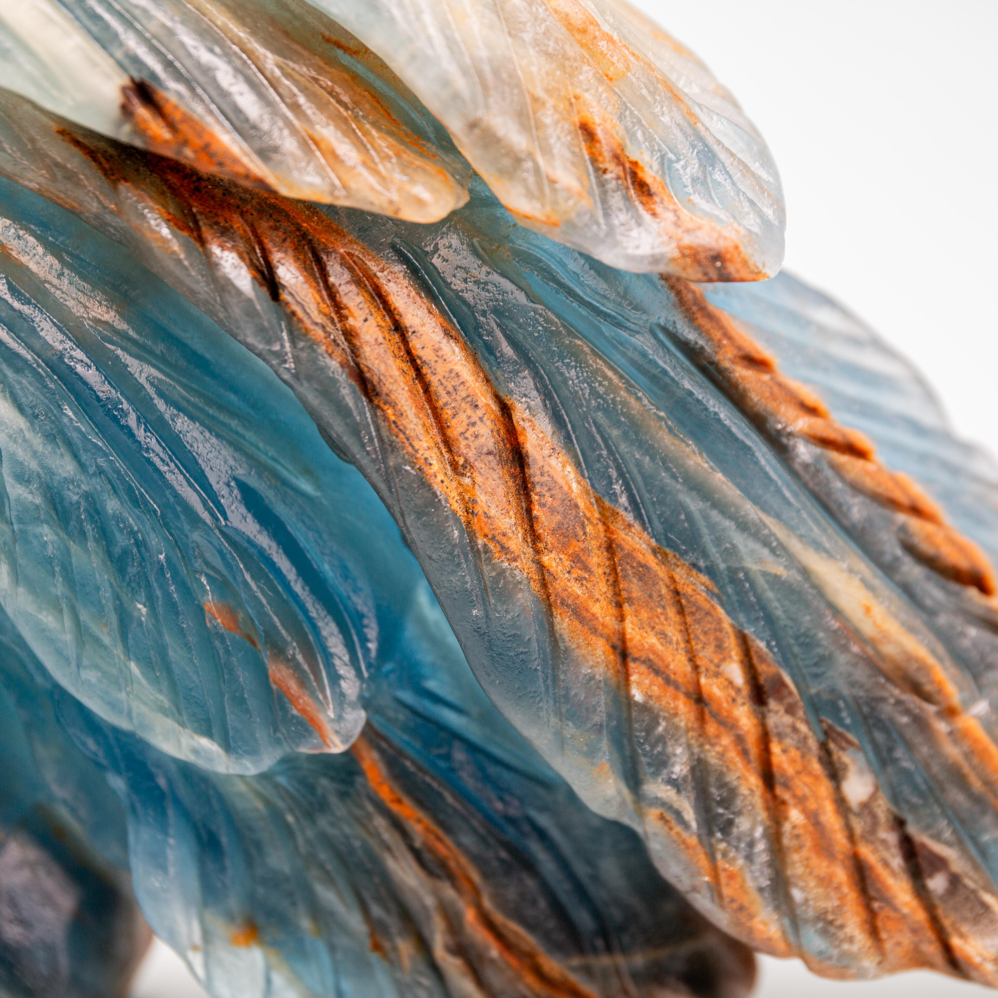 Blue Aragonite Phoenix - 763g/16cm