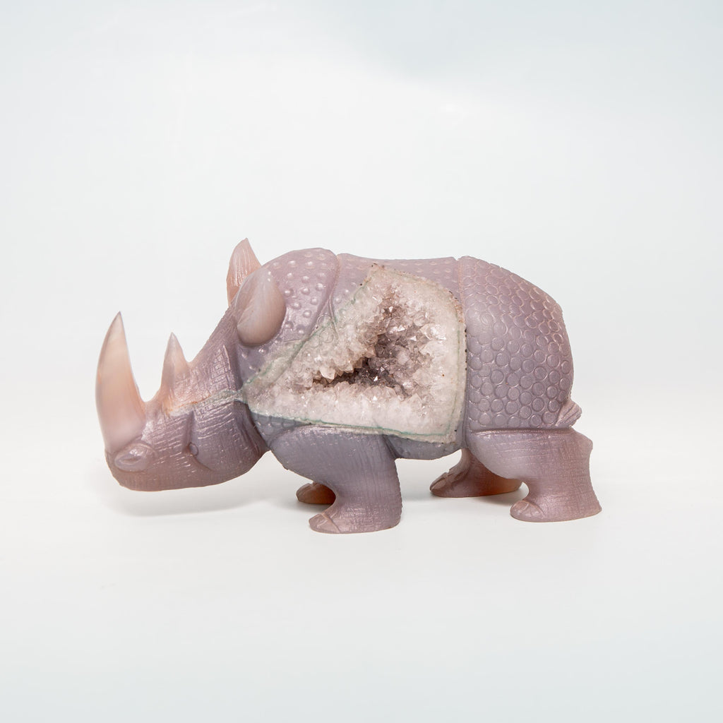 Agate Rhinoceros - 628g/8cm