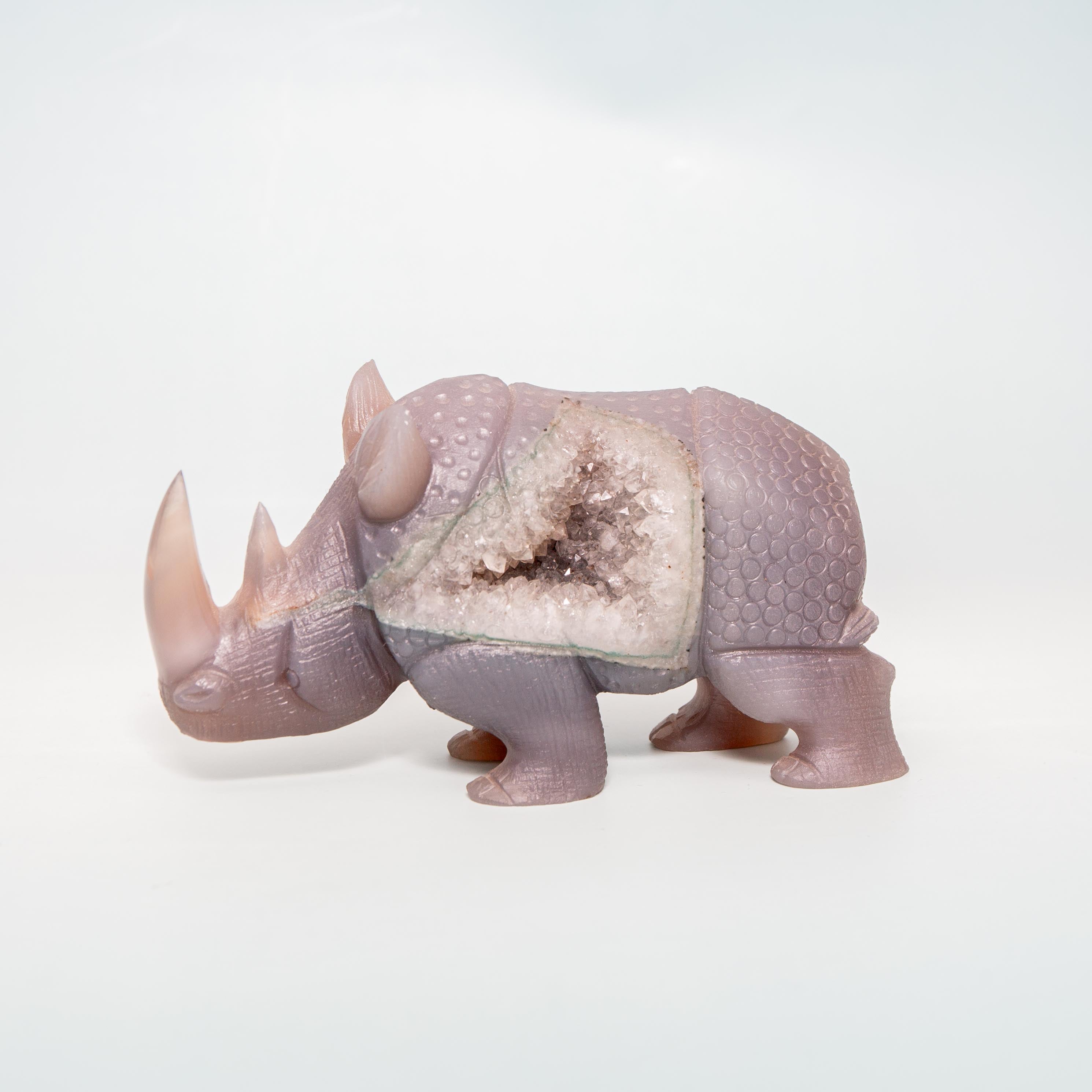 Agate Rhinoceros - 628g/8cm