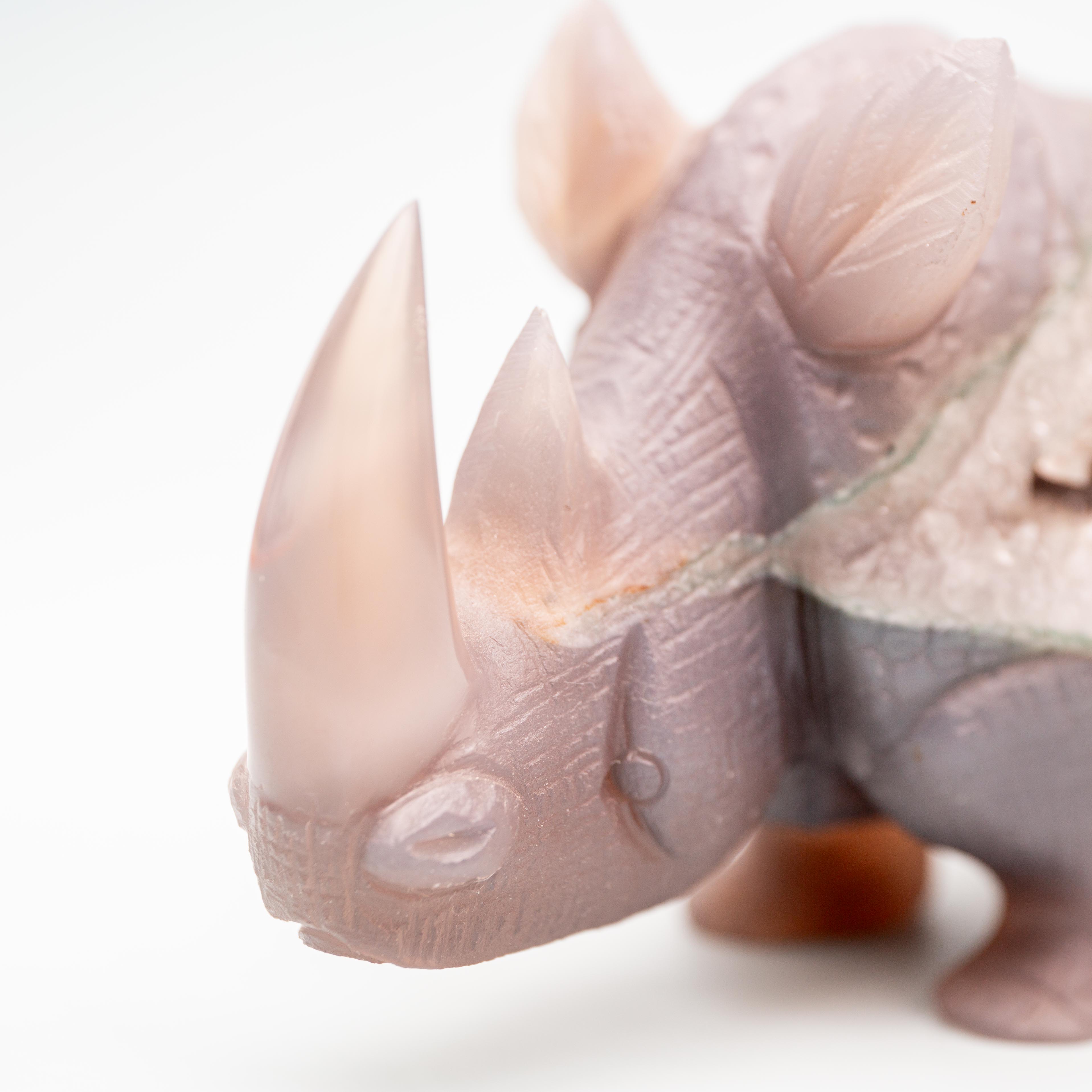 Agate Rhinoceros - 628g/8cm