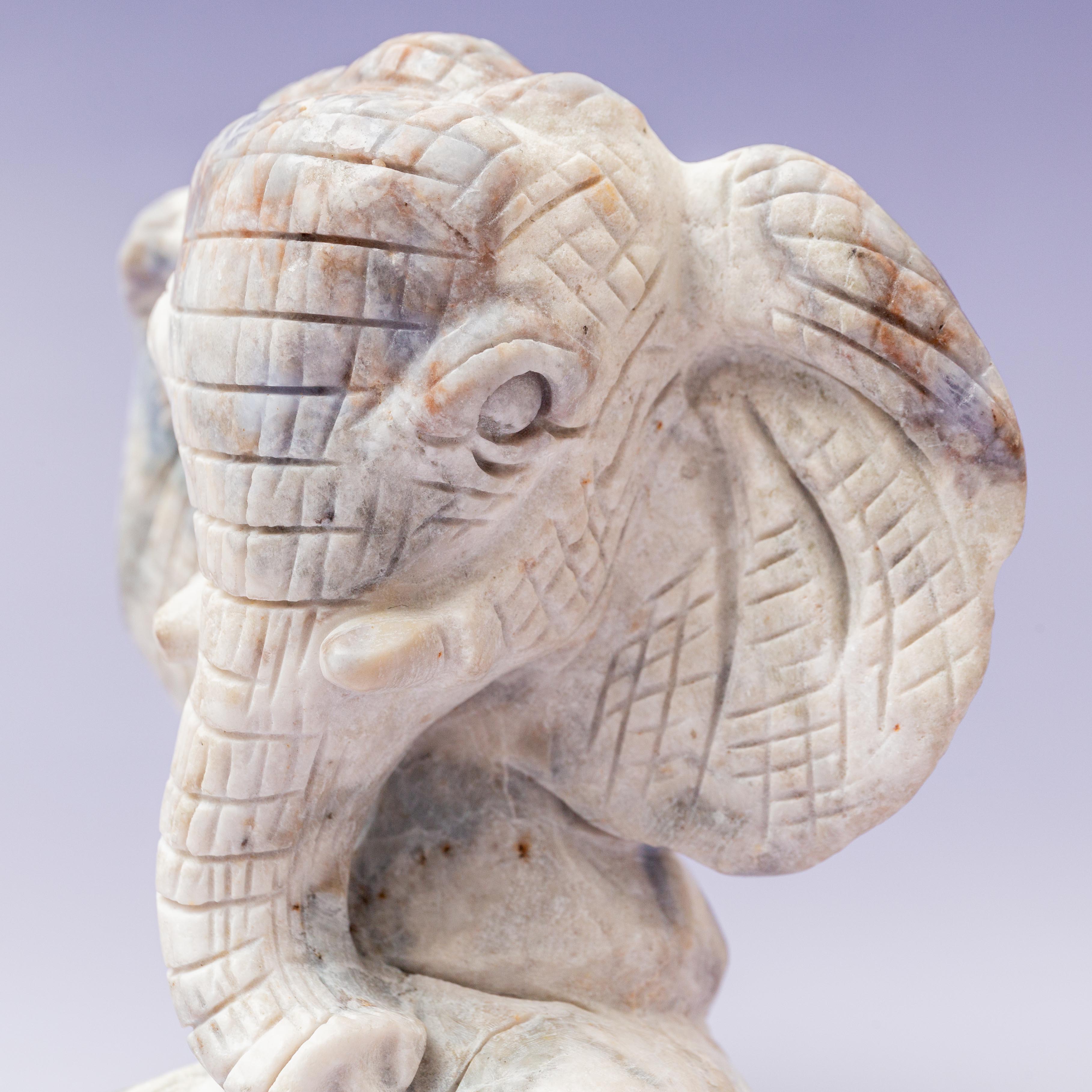Hackmanite Elephant - 9.5cm/600g