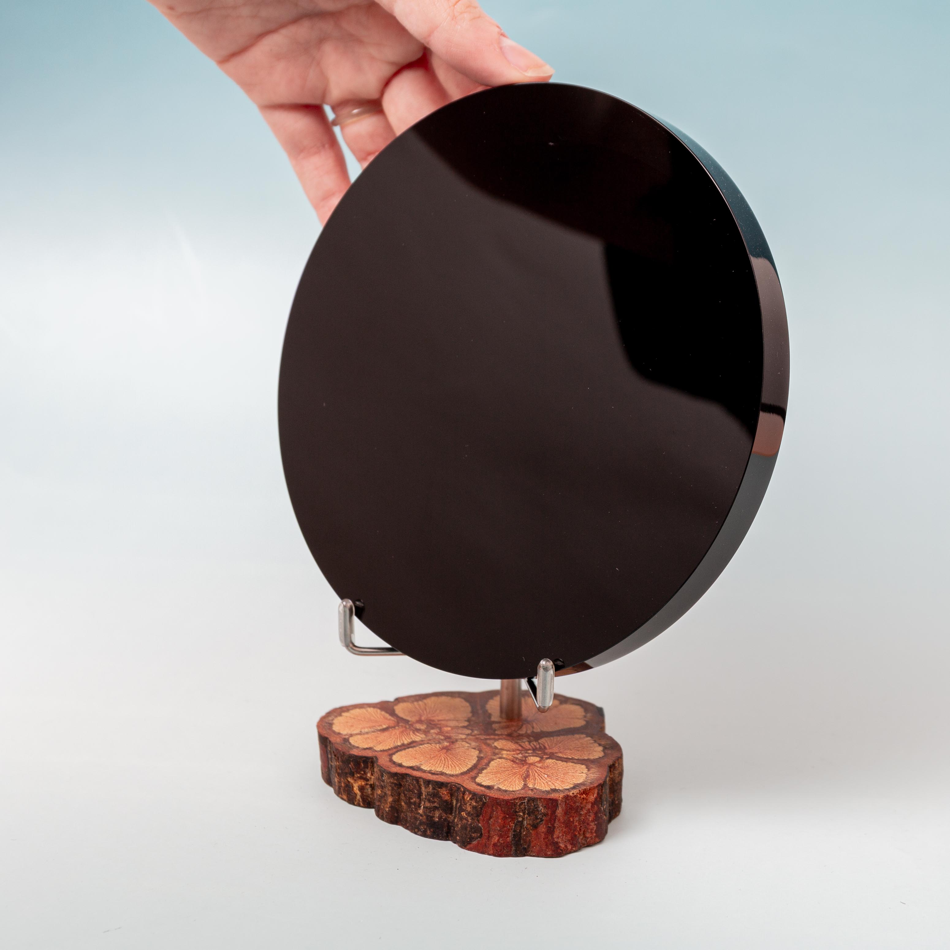 Obsidian Mirror- 15cm/584g