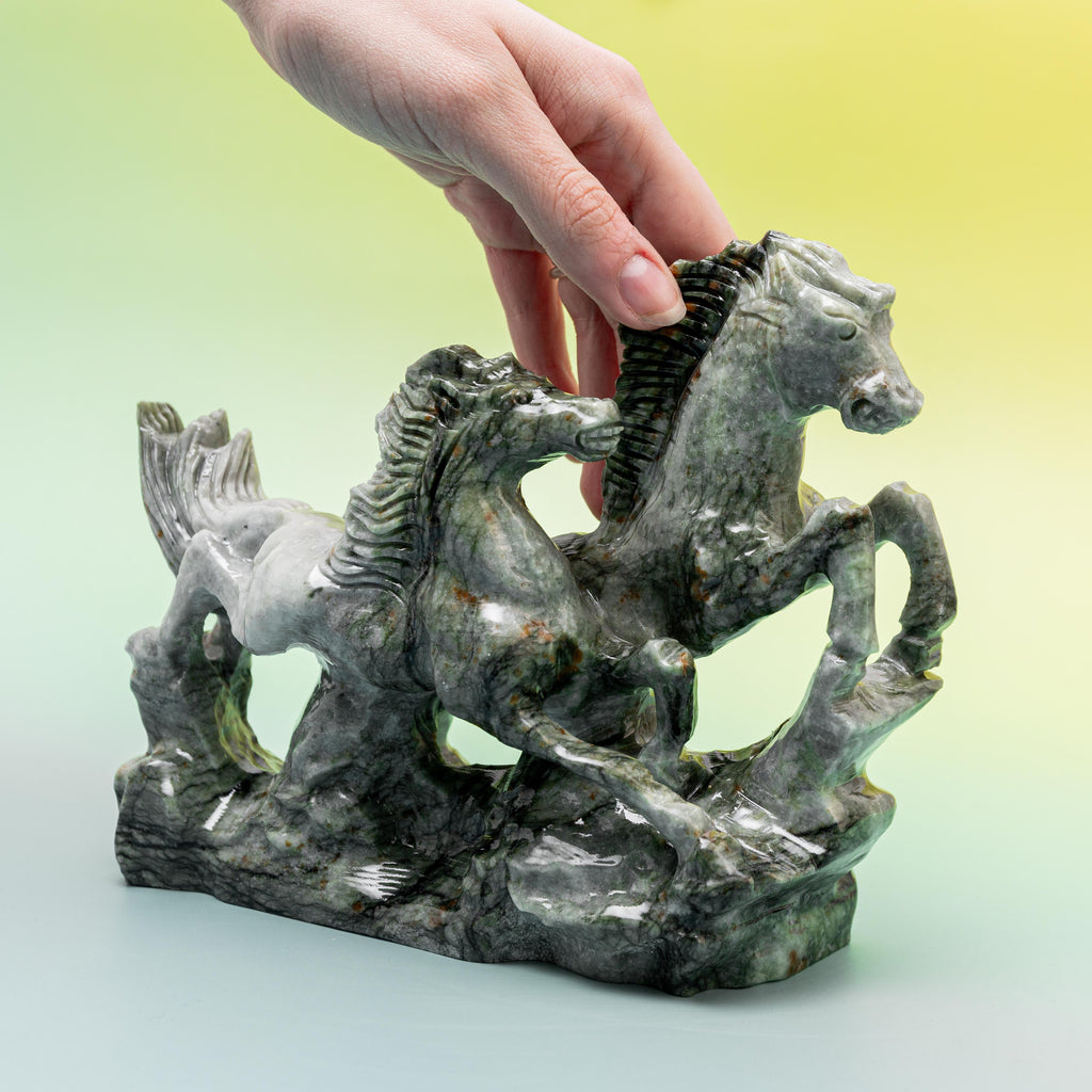 Serpentine Horse – 1.7kg/16cm/17.5*5.5cm
