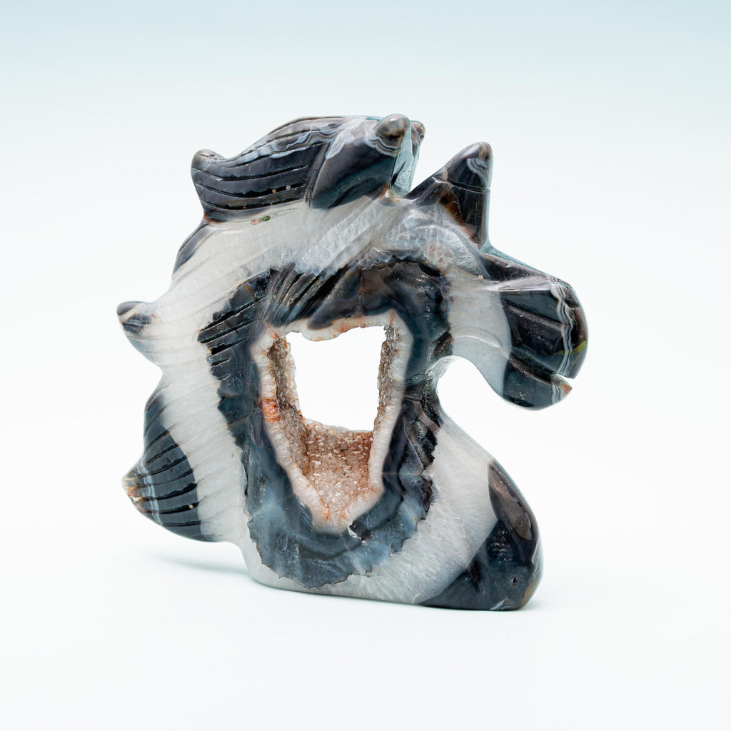 Black Agate Unicorn - 341g/10cm