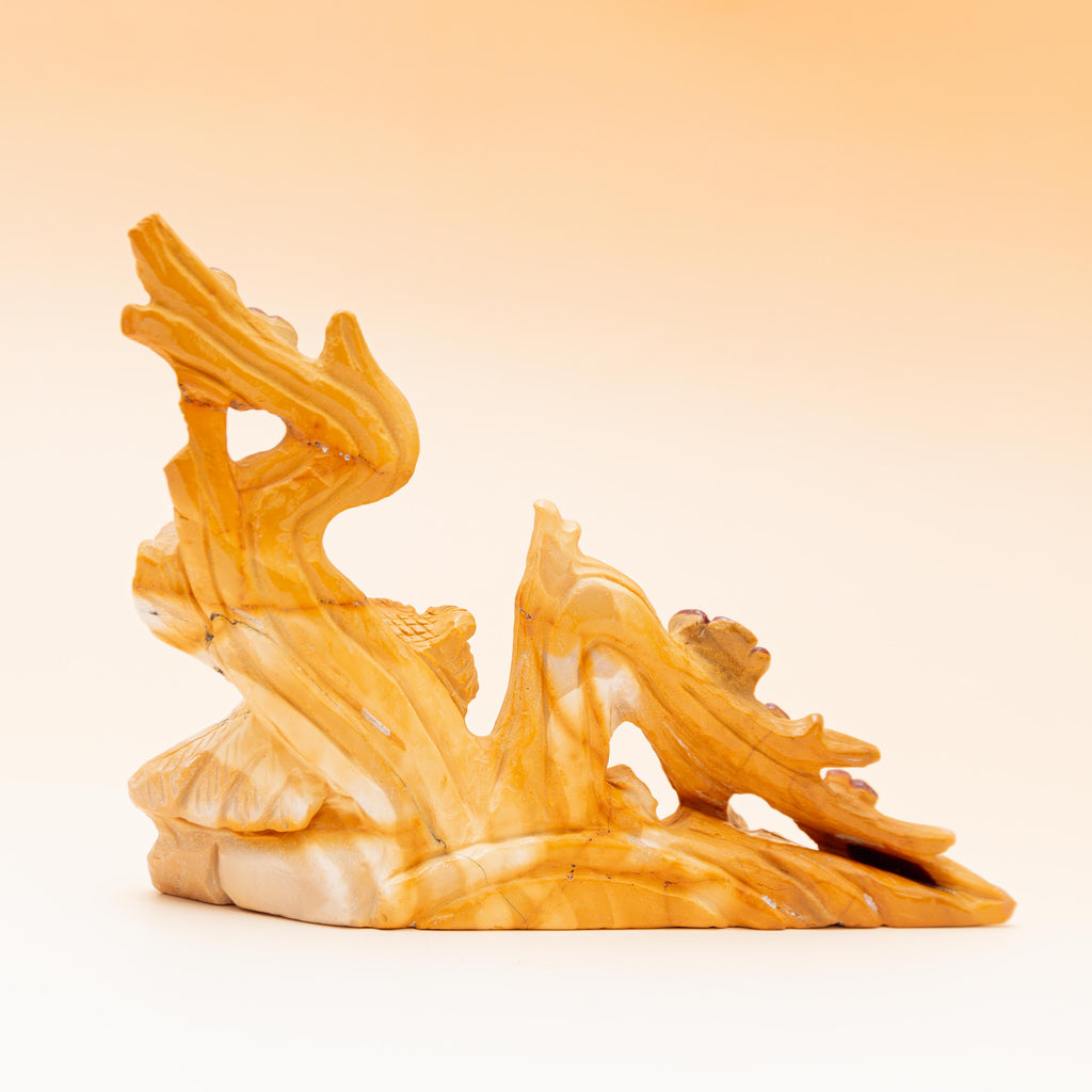 Mookait jáspis Bagoly – 529 g/14 cm