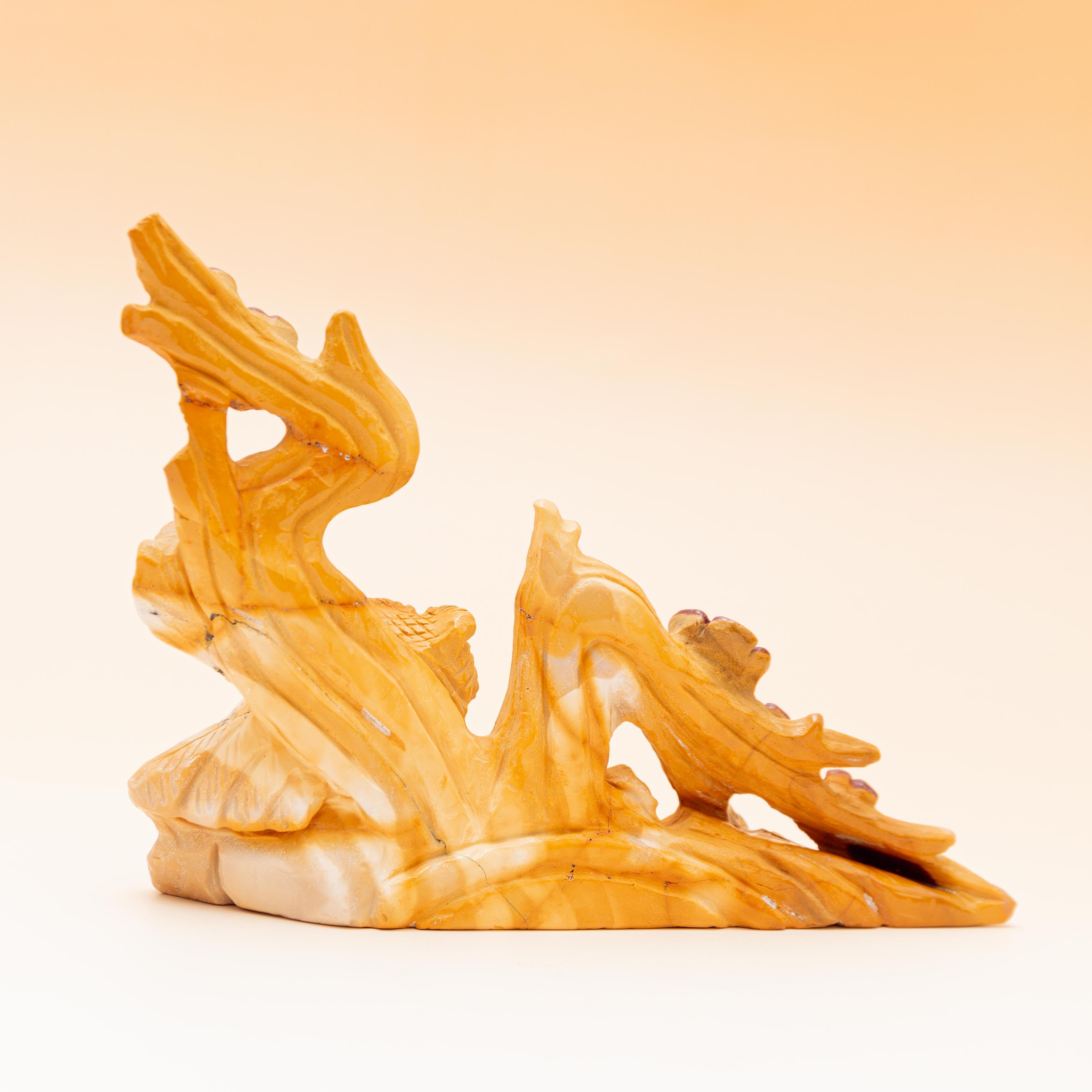 Mookait jáspis Bagoly – 529 g/14 cm