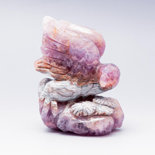 Amethyst Agate Eagle - 10cm/645g