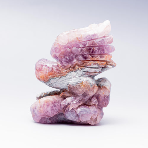 Amethyst Agate Eagle - 10cm/645g