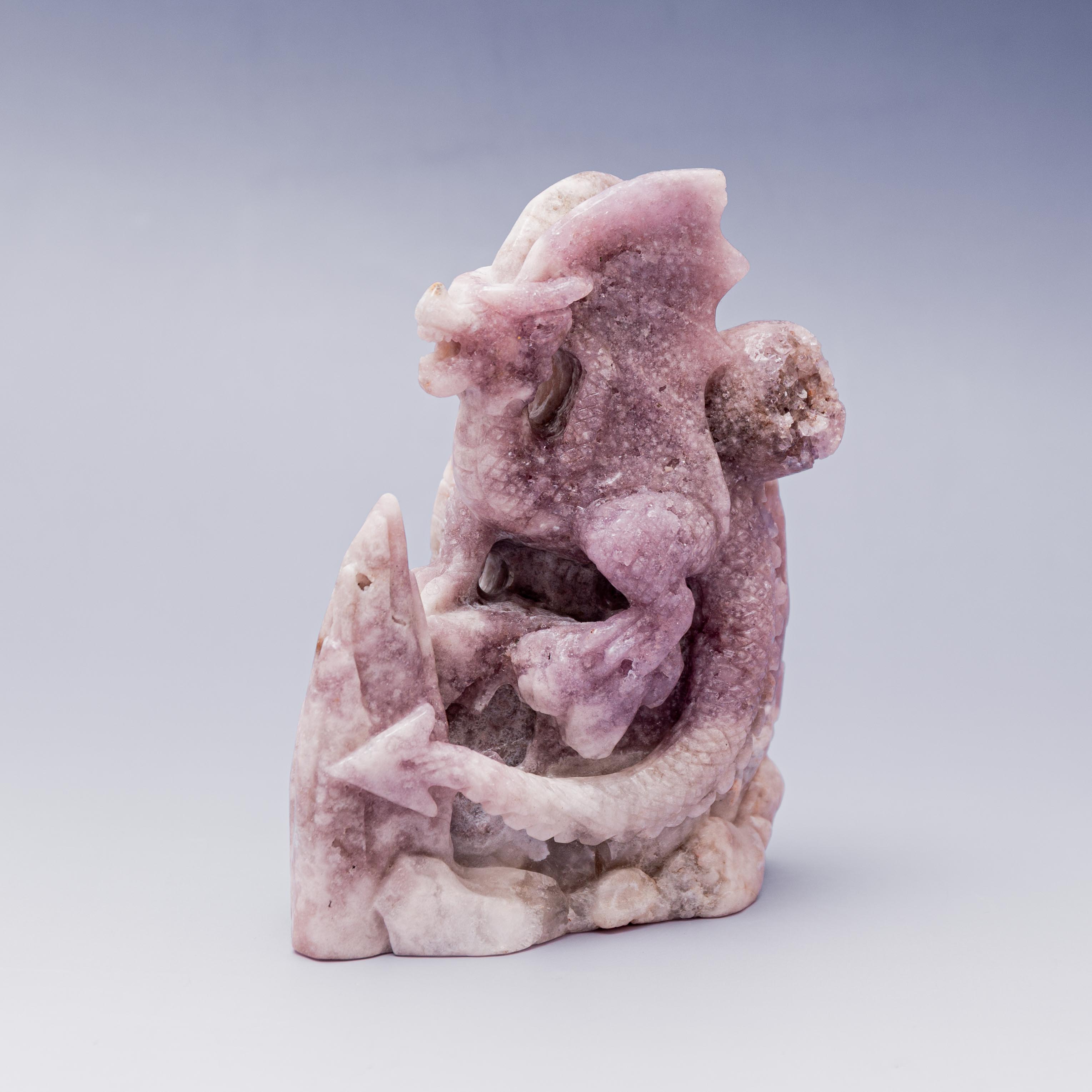 Pink Amethyst Dragon - 1032g/15cm