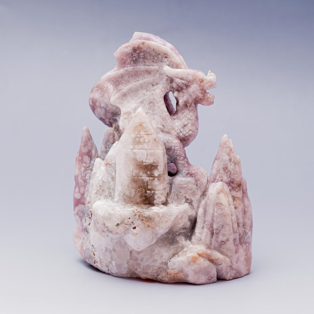 Pink Amethyst Dragon - 1032g/15cm