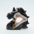 Black Agate Unicorn - 202g/8cm