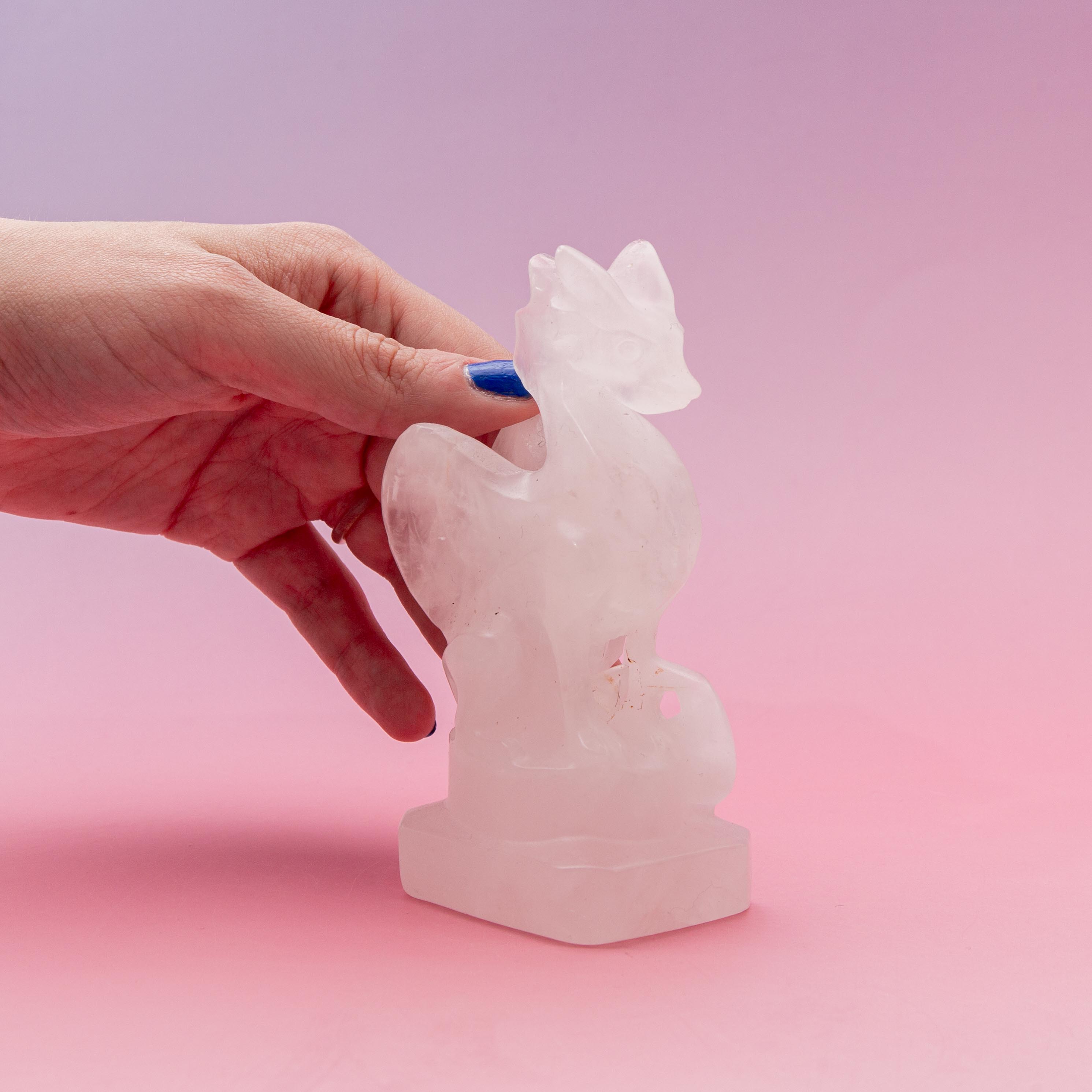 Hegyikristály Sárkány – 316g/12cm 