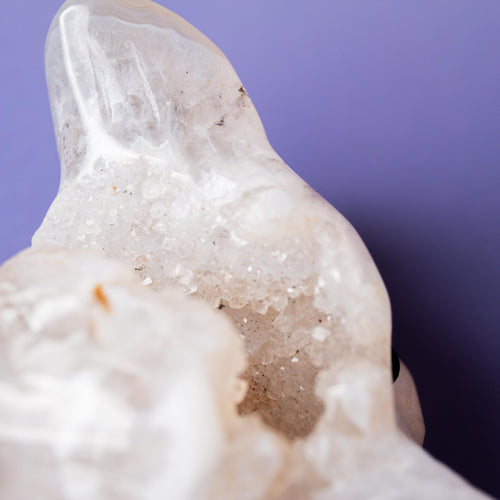 Agate Wolf Head - 6-7cm A