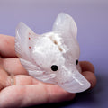 Agate Wolf Head - B