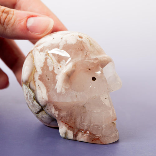 Agate Sakura Skull - A3