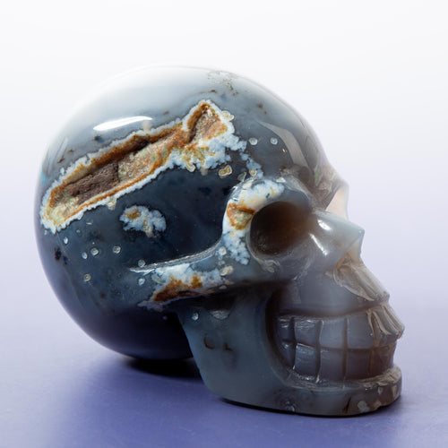 Agate Skull - A7