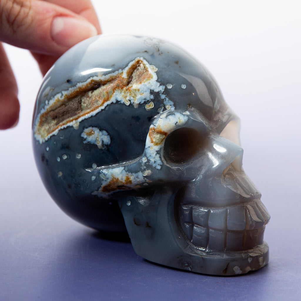 Agate Skull - A7