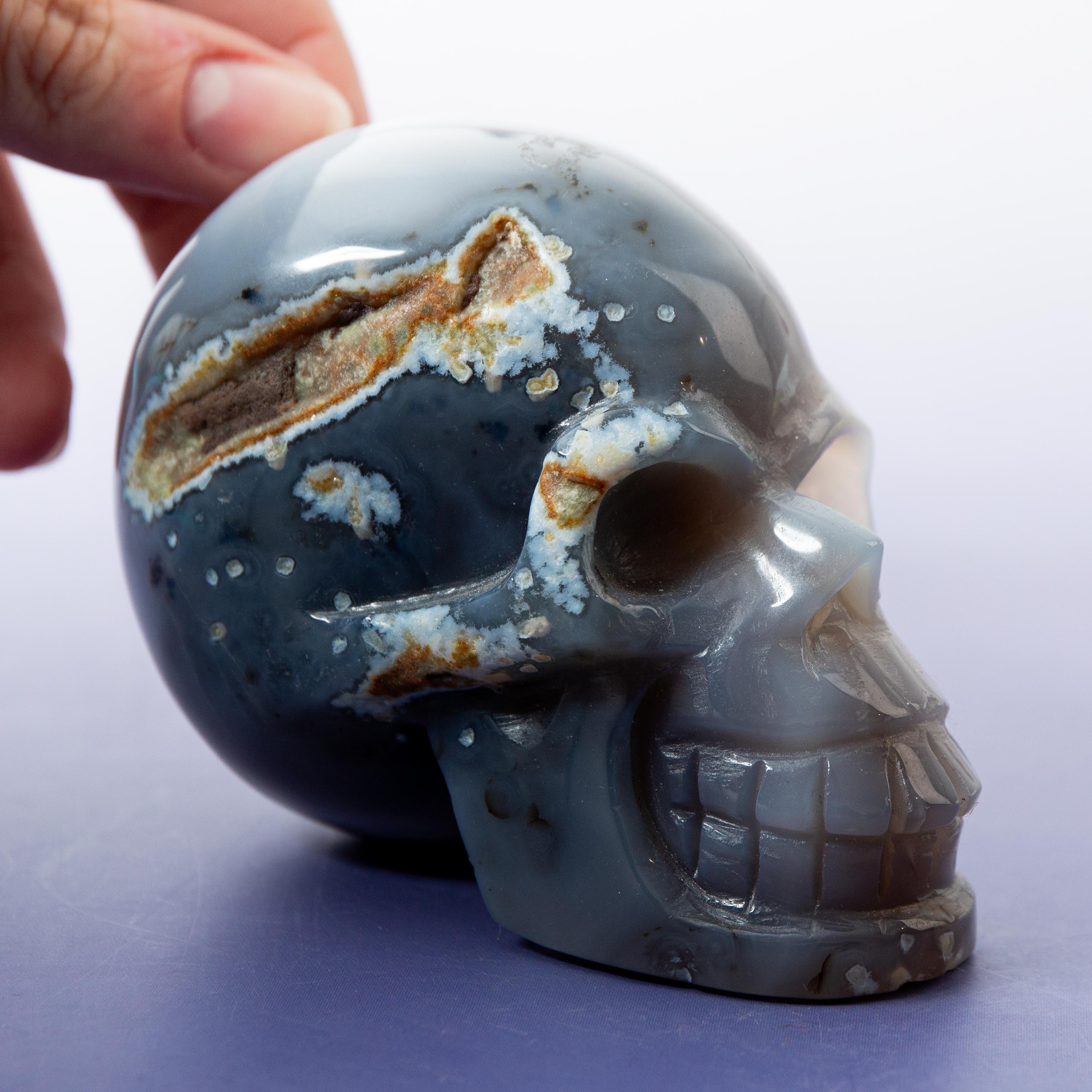 Agate Skull - A7