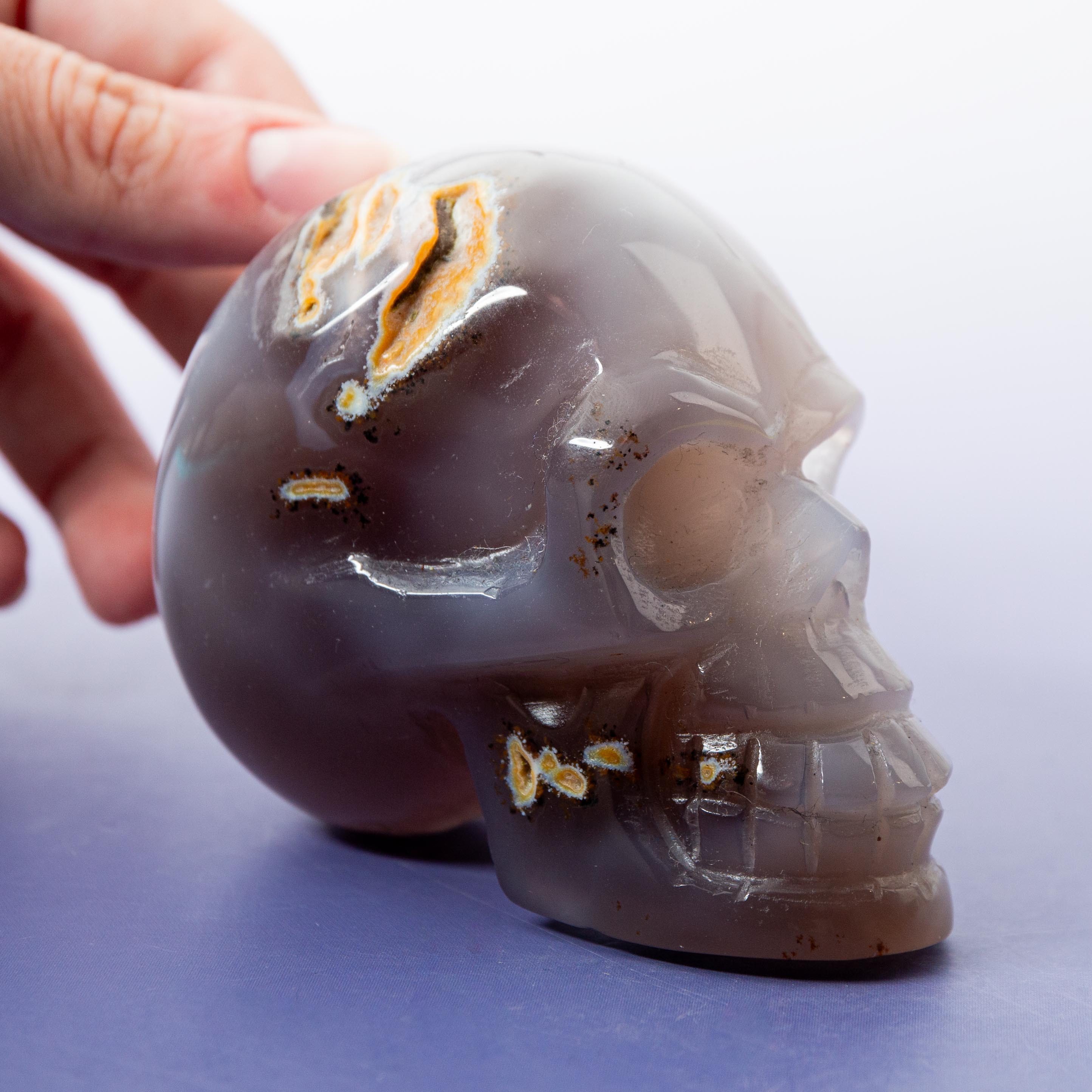 Agate Skull - A8