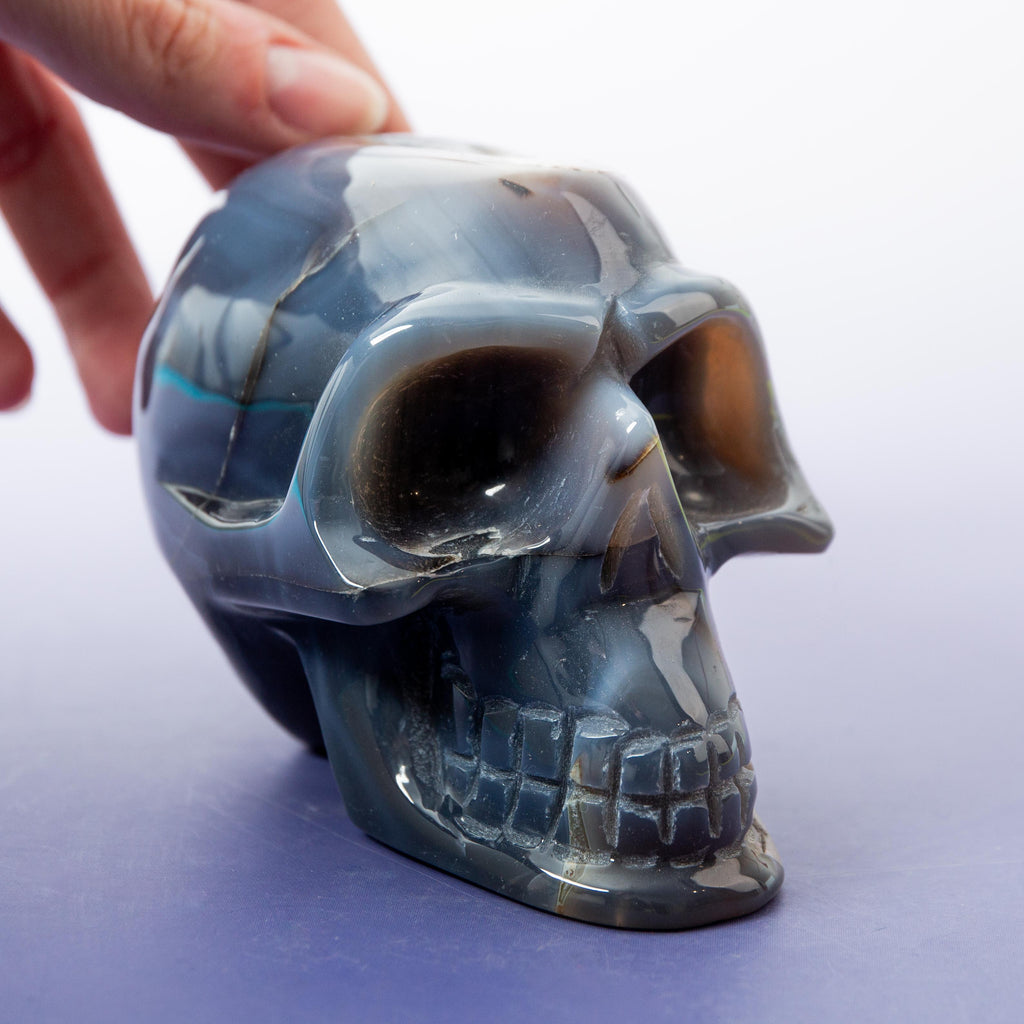 Agate Skull - A9