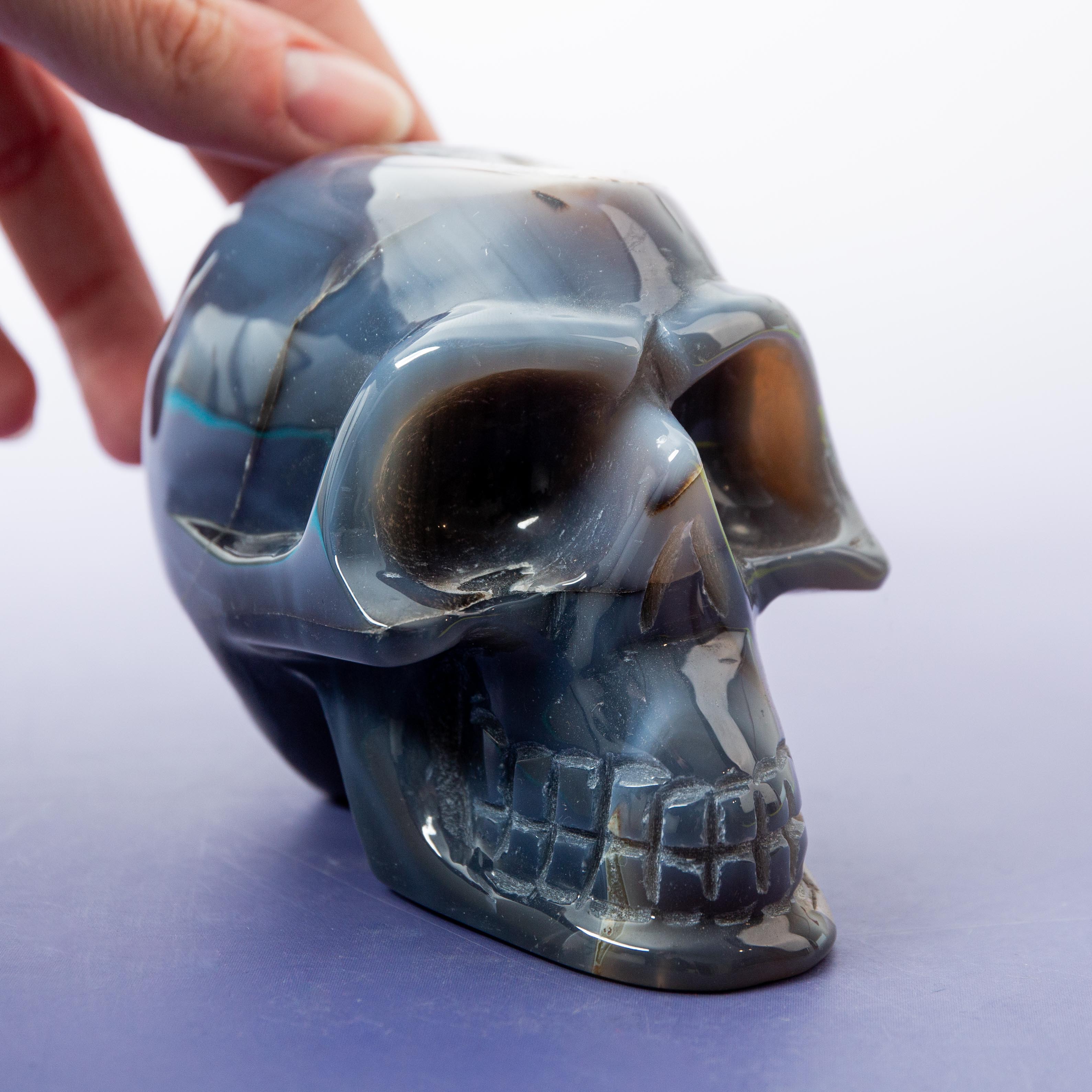 Agate Skull - A9