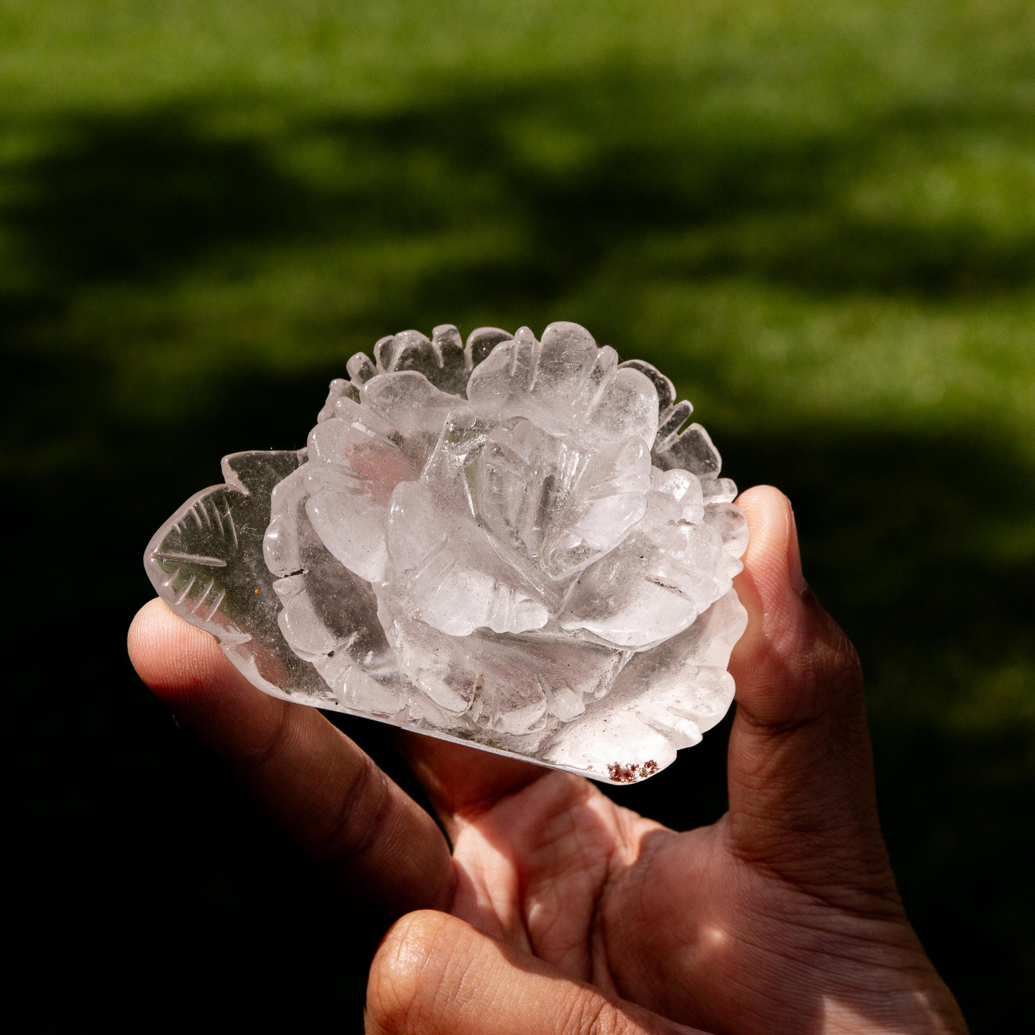 Hegyikristály Rózsa - 273g/11cm (B)