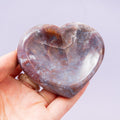 Moss Agate Heart Bowl - 8cm (A4)