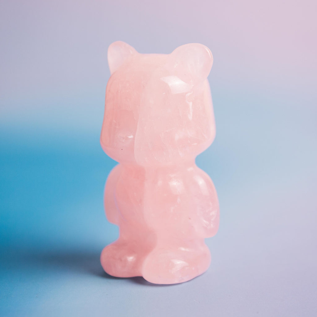 Rose Quartz Bear  - 169g/8cm