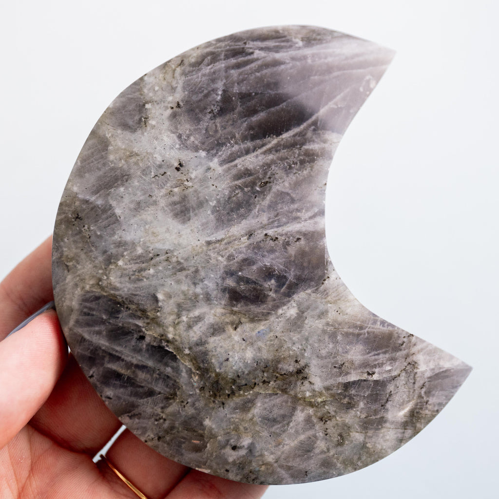 Labradorite Moon - 209g/9cm (A)