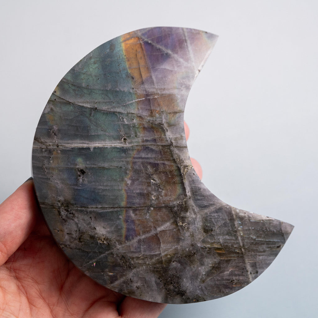 Labradorite Moon - 344g/12cm (C)