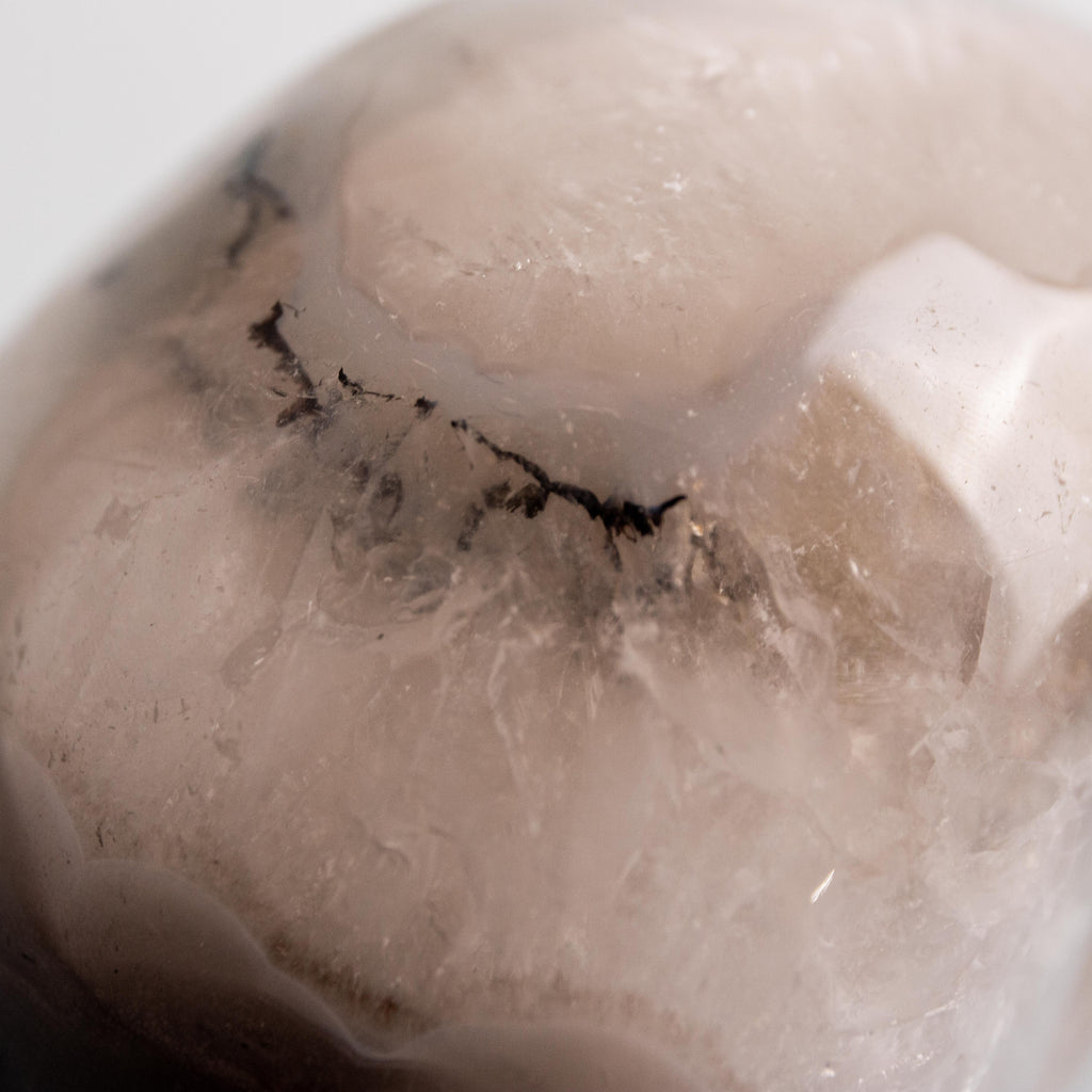 Volcanic Agate Skull- 220g/8cm
