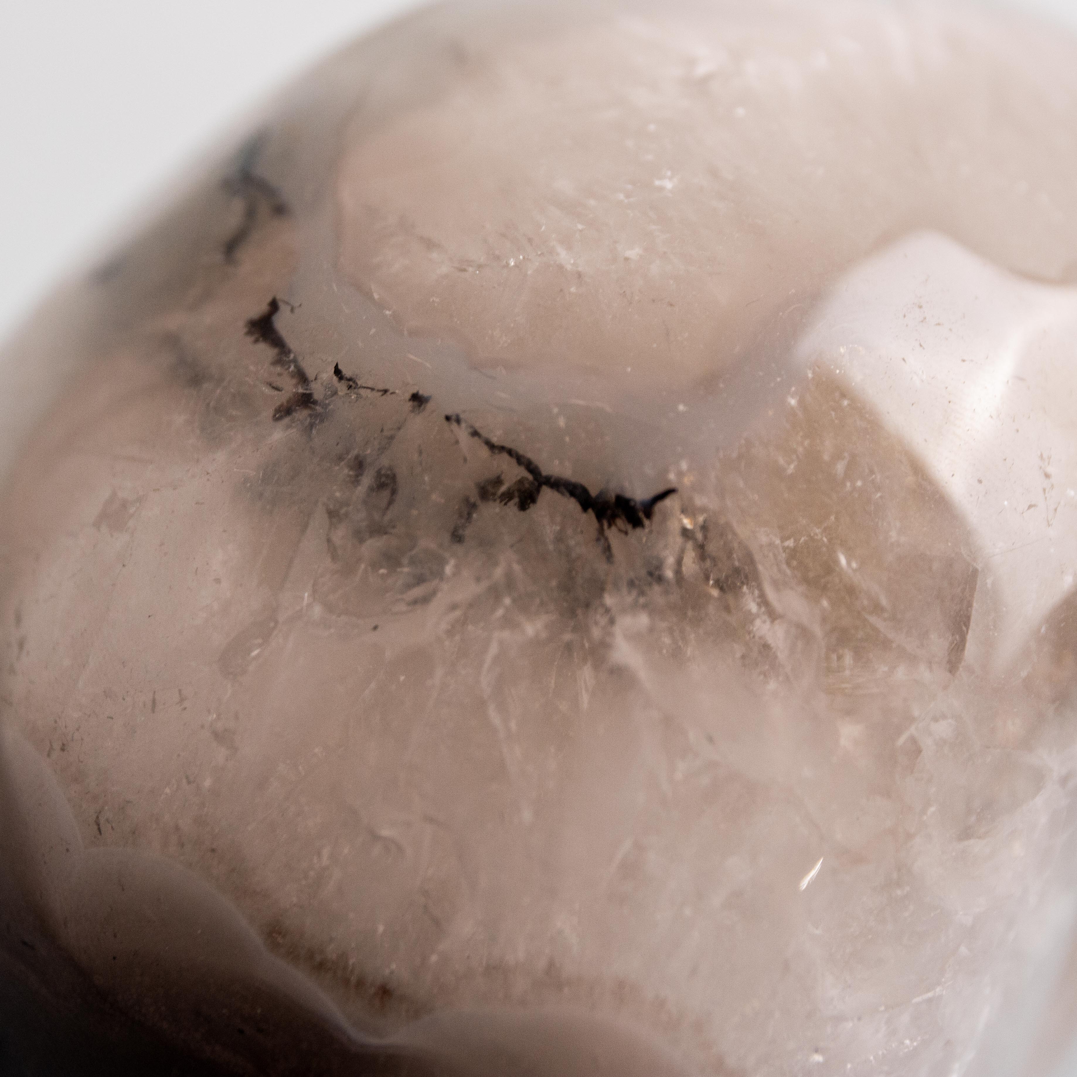 Volcanic Agate Skull- 220g/8cm
