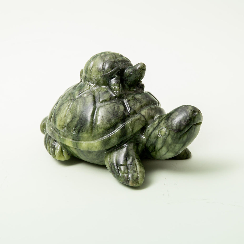 Serpentine Turtle - 373g/11cm (A)