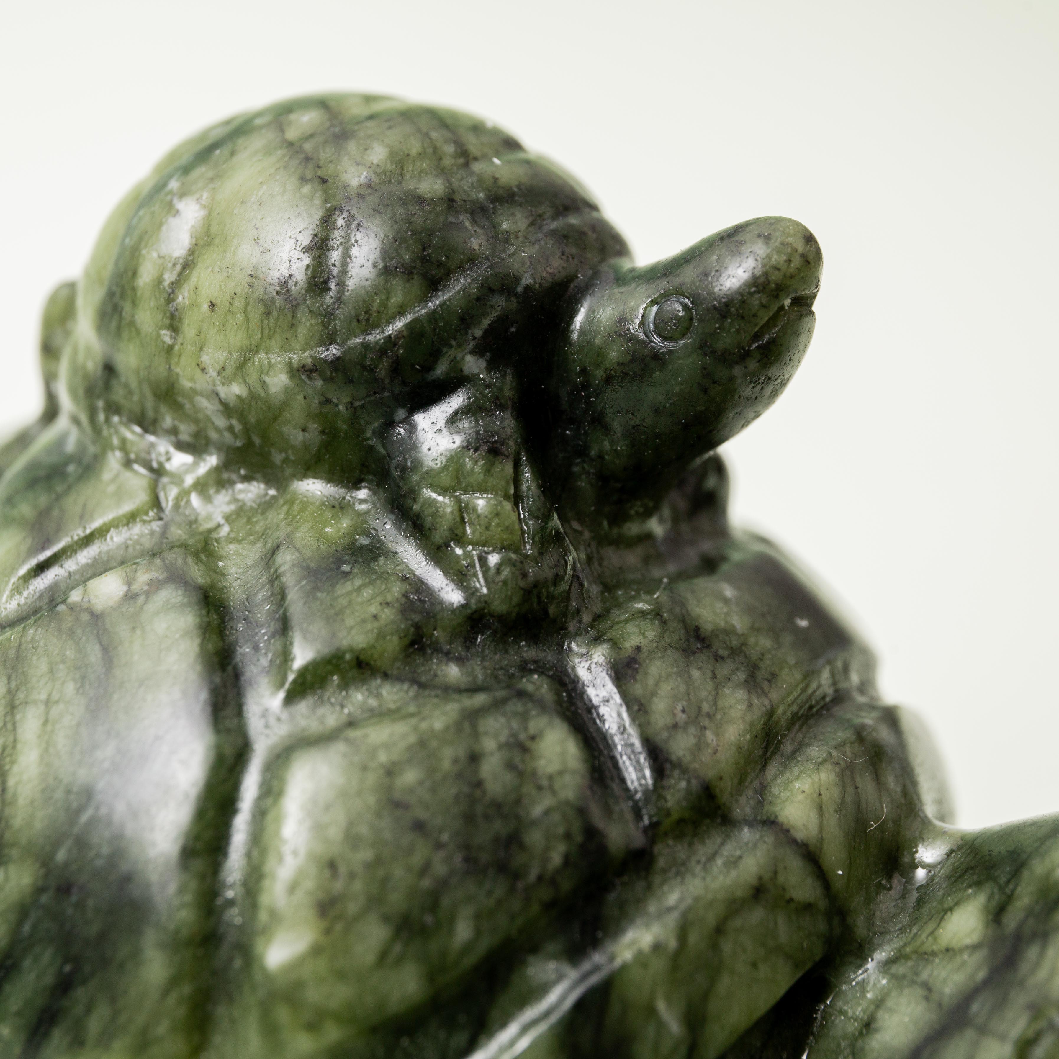 Serpentine Turtle - 373g/11cm (A)