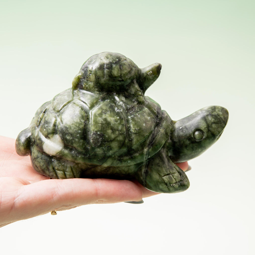 Serpentine Turtle - 323g/11cm (B)