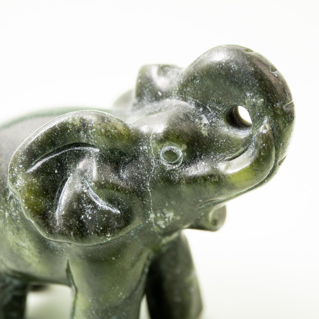 Serpentine Elephant - 194g/8cm (A)