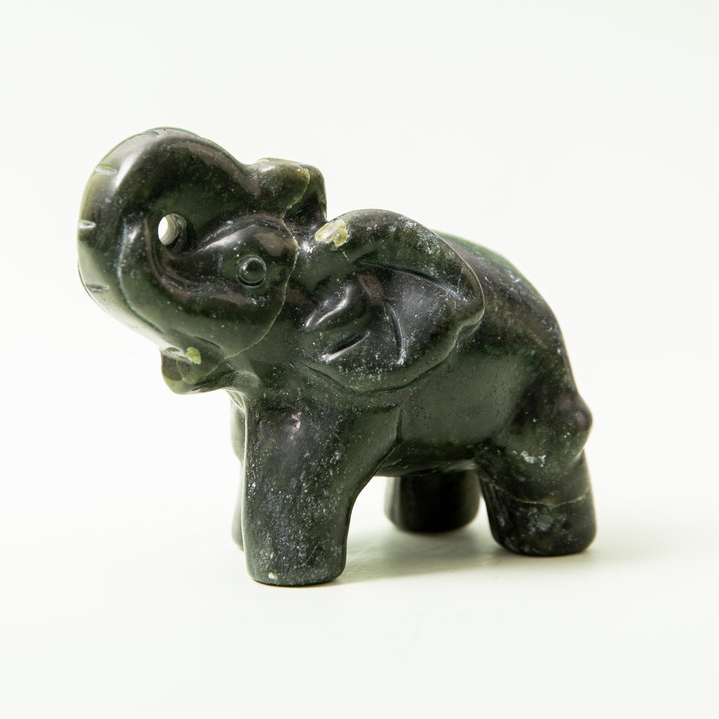 Serpentine Elephant - 198g/8cm (B)