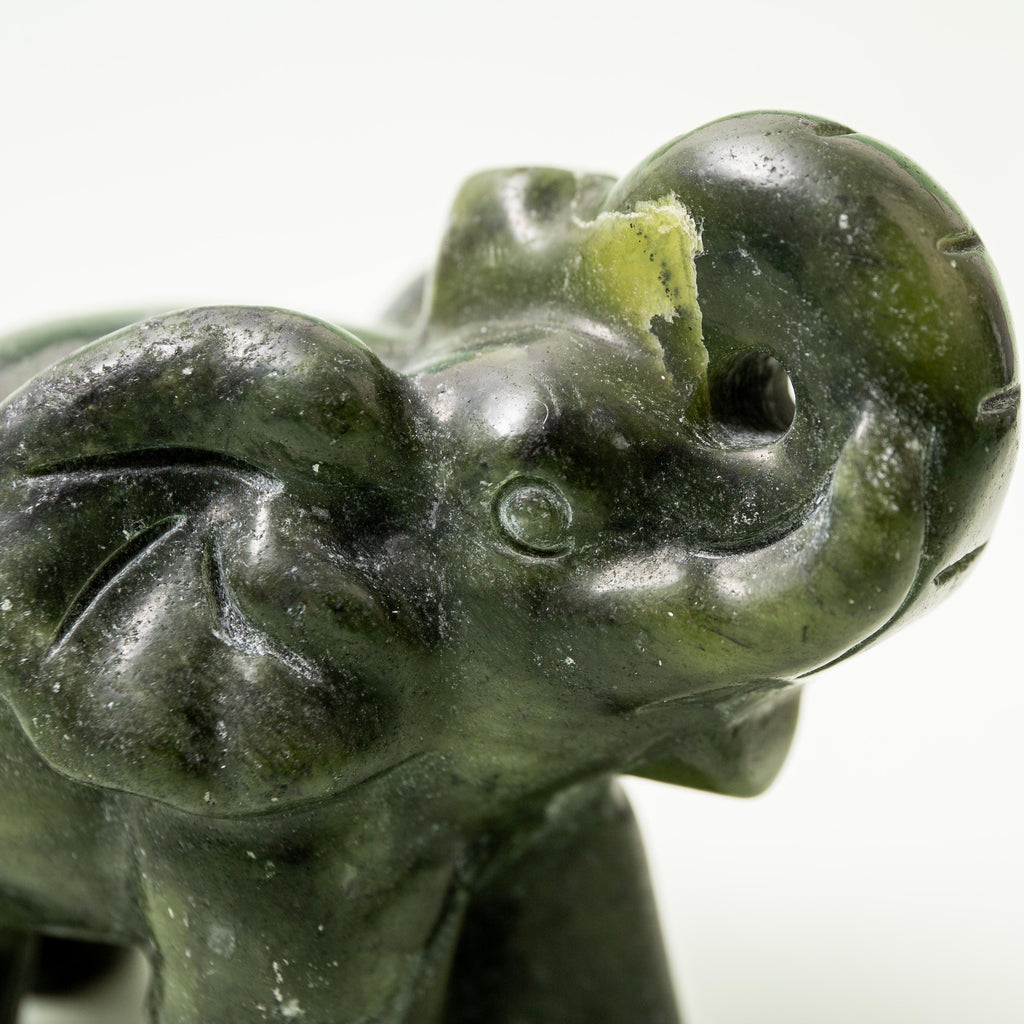 Serpentine Elephant - 198g/8cm (B)
