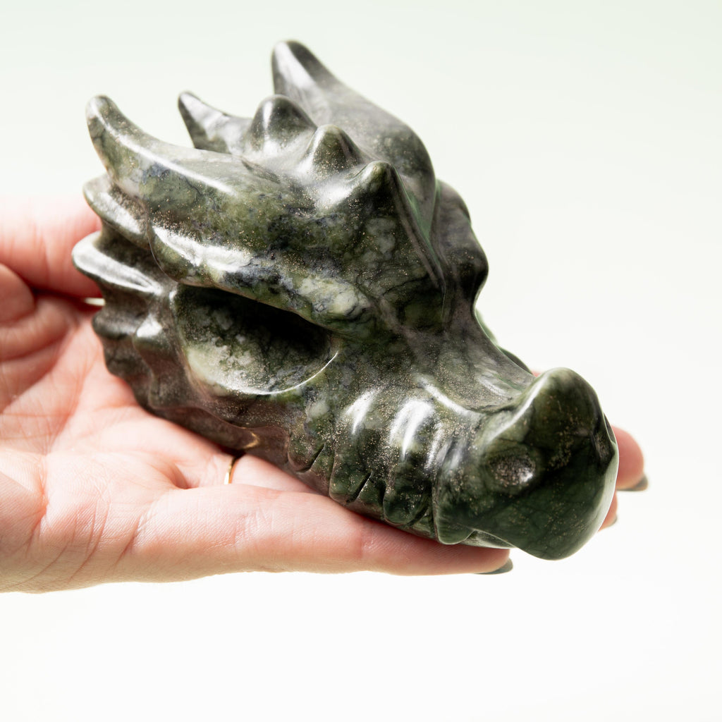 Serpentine Dragon Head - 350g/10cm (A)