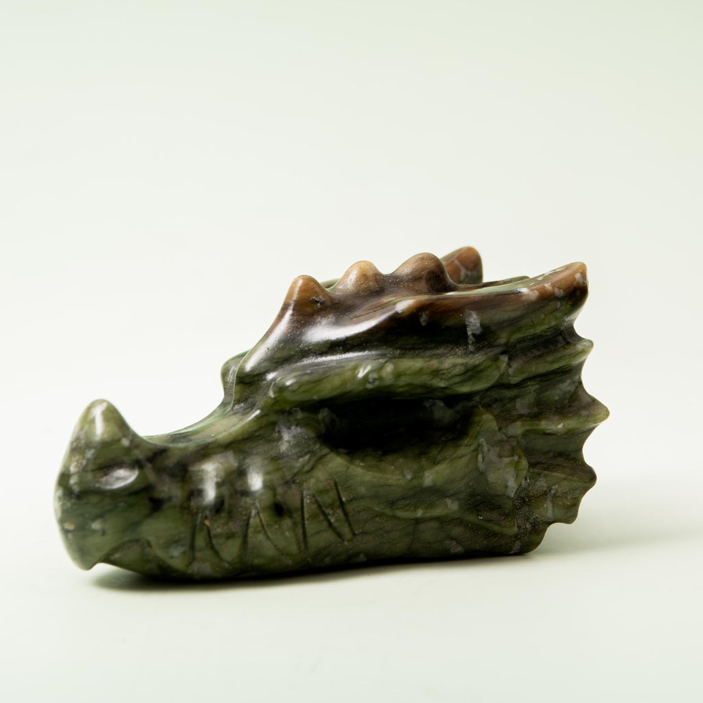 Serpentine Dragon Head - 328g/10cm (B)