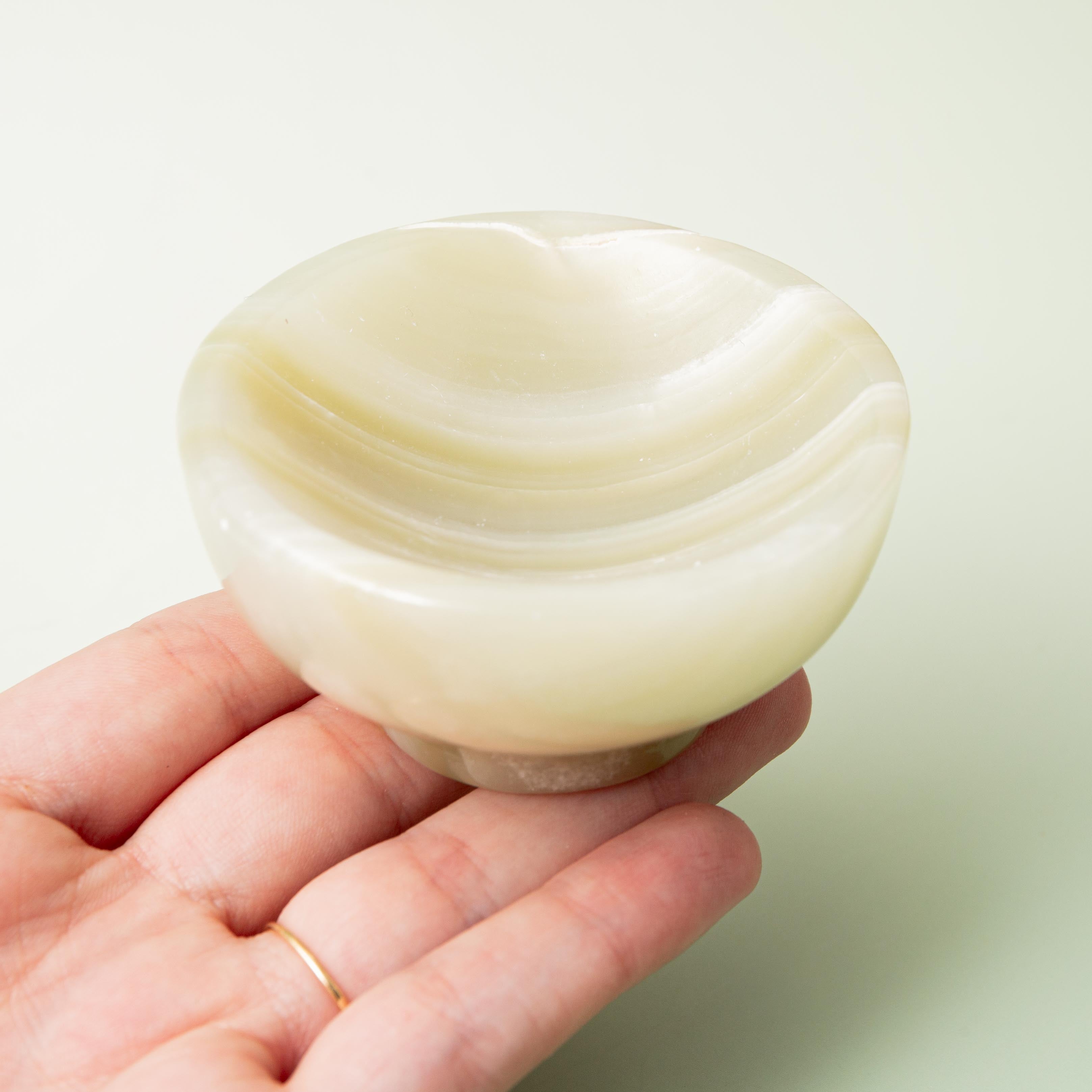 Pakistani Onyx Bowl - 192g/7cm (A)