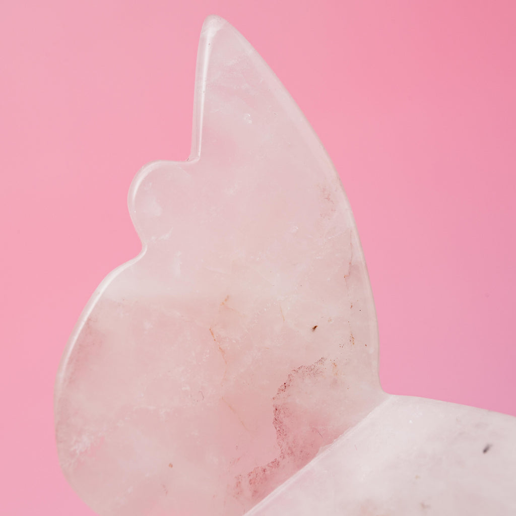 Rose Quartz Butterfly - 2 cm 33 gr