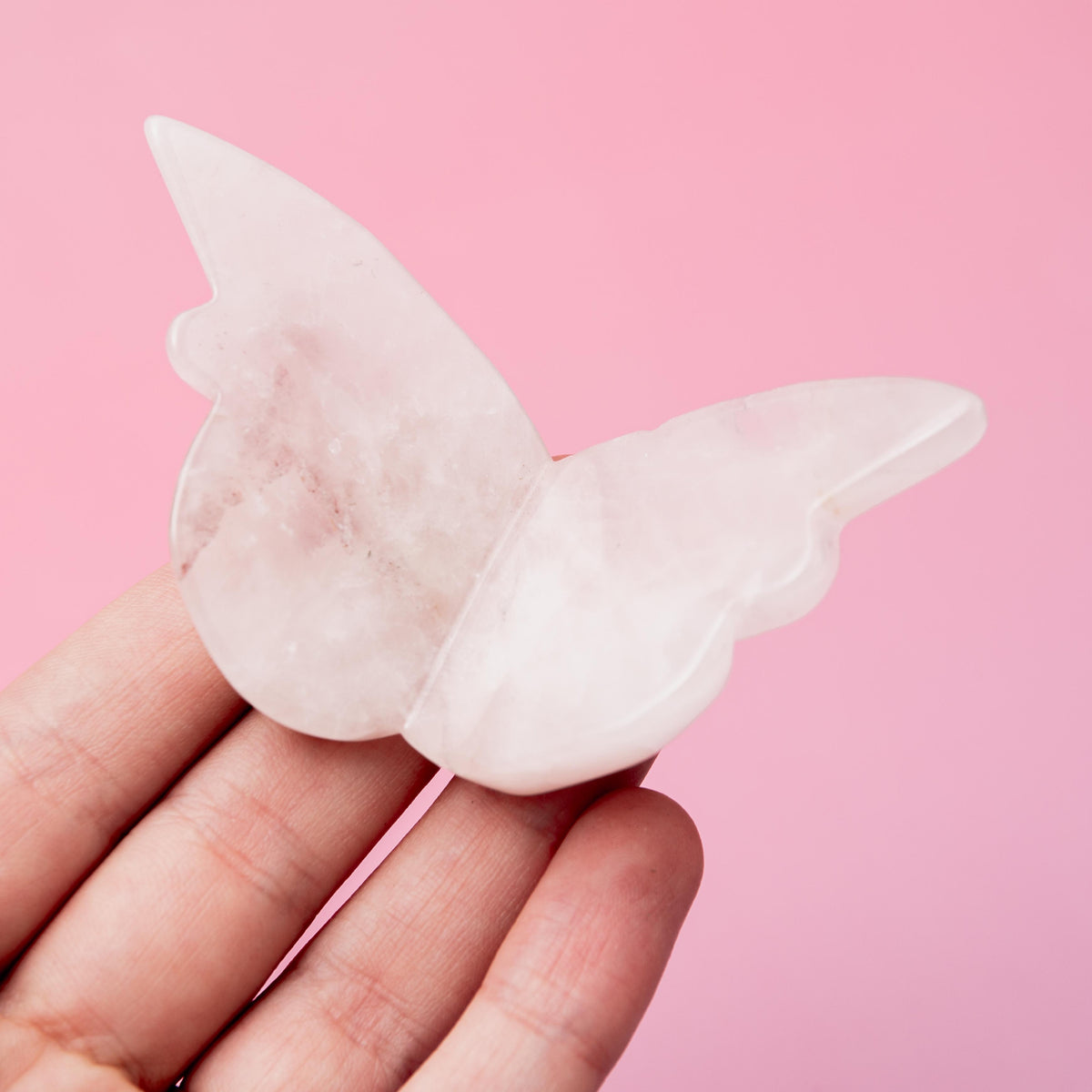 Rose Quartz Butterfly - 2 cm 38 gr