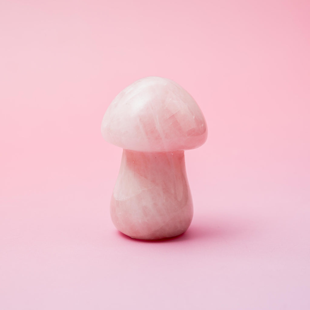 Rose Quartz Mushroom - 6 cm 102 gr